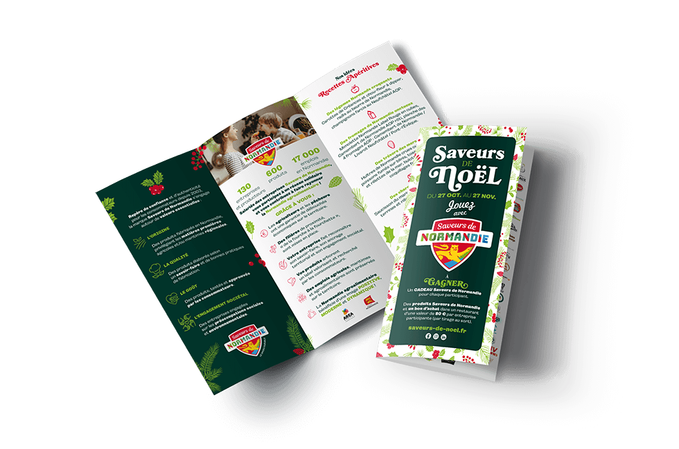 Flyer Saveurs de Noël
