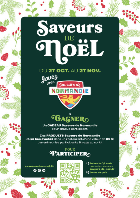Affiche Saveurs de Noël