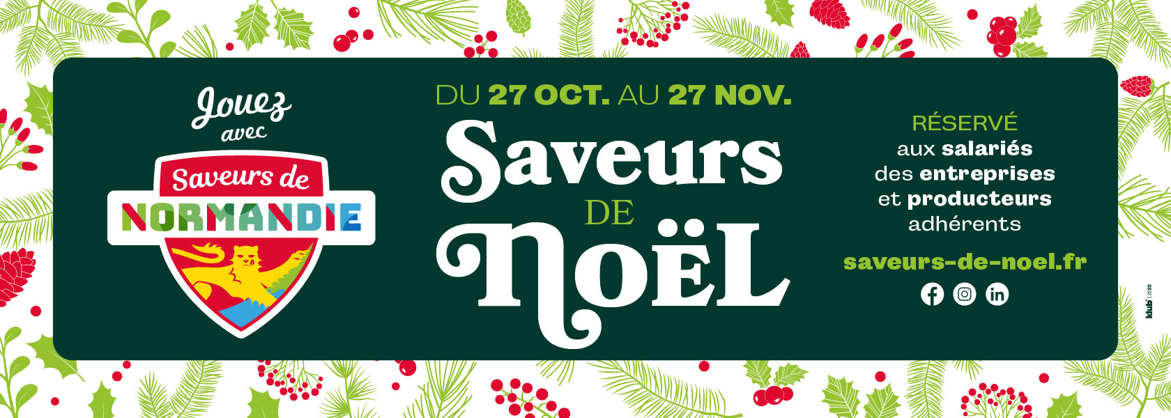 Saveurs de Noël - Saveurs de Normandie