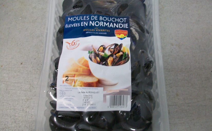 Moules de bouchot élevées en Normandie