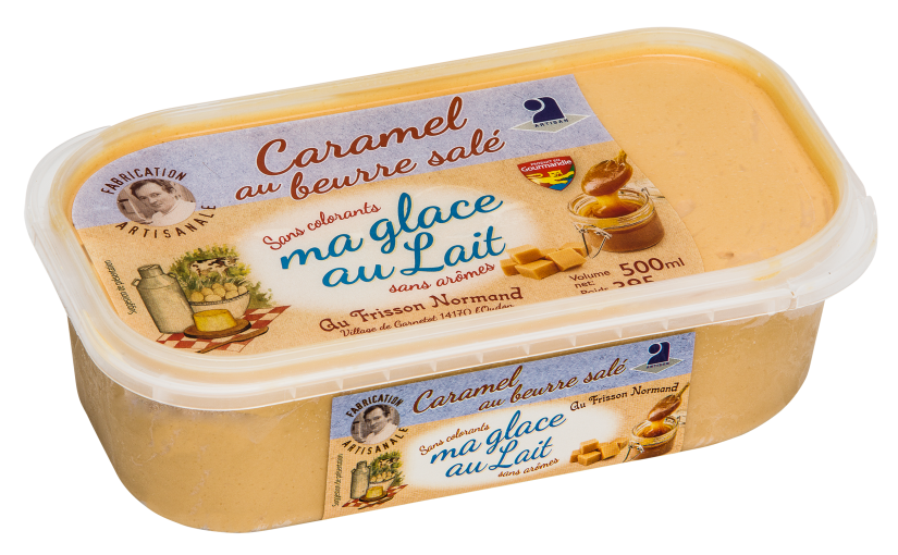 Glace Caramel au beurre salé