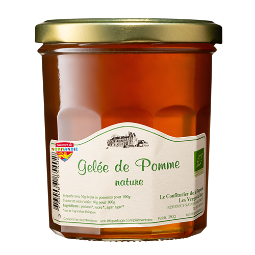 Gelée de pomme nature biologique