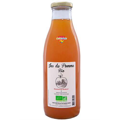 Jus de Pomme Bio Manoir de Durcet