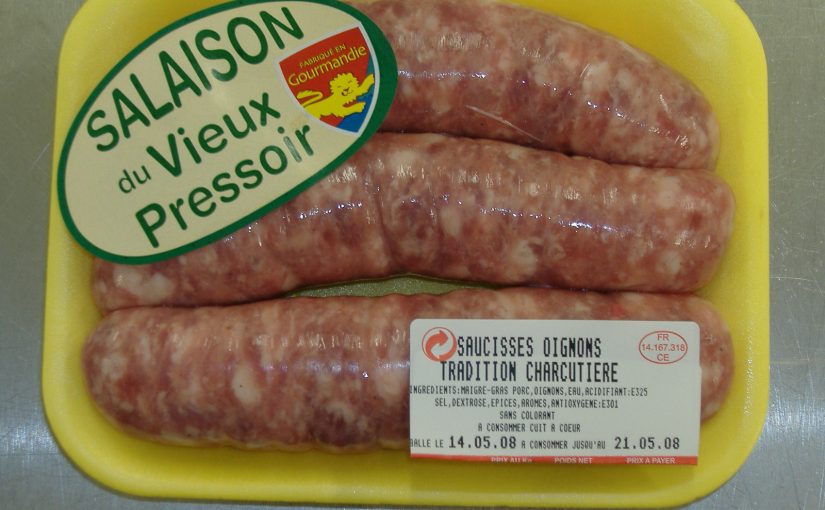 Saucisse à griller à l’oignon