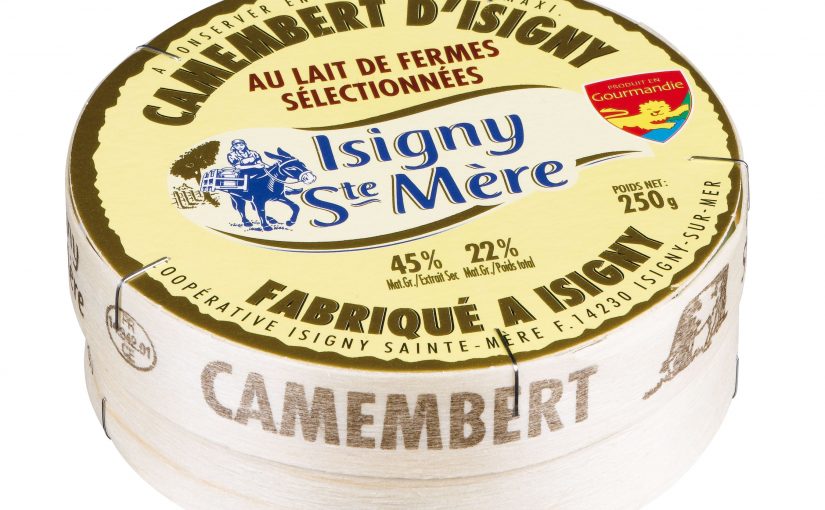 Camembert d’Isigny au lait de fermes sélectionnées fabriqué à Isigny