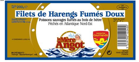 Filets de harengs fumés doux La Mère Angot