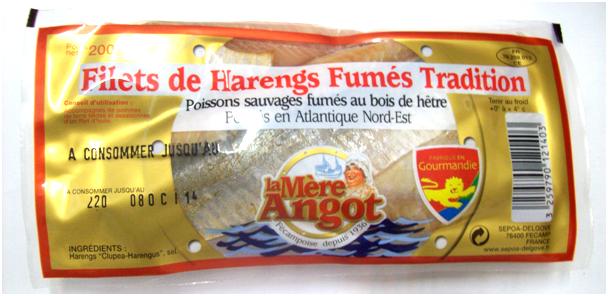 Filets de harengs fumés tradition La Mère Angot