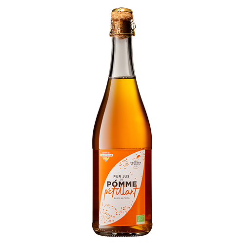 Jus de pomme pétillant biologique