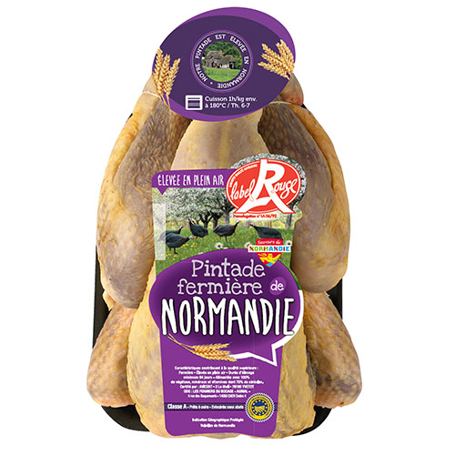 Pintade fermière de Normandie Label Rouge IGP