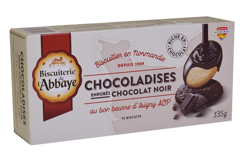 Chocoladises – Sablés au chocolat noir au bon beurre d’Isigny AOP