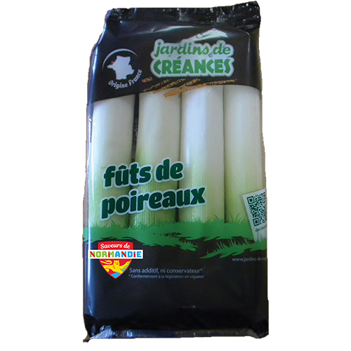 Fûts de poireaux