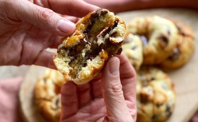 Cookies Chocolat Noir et Caramel Beurre Salé