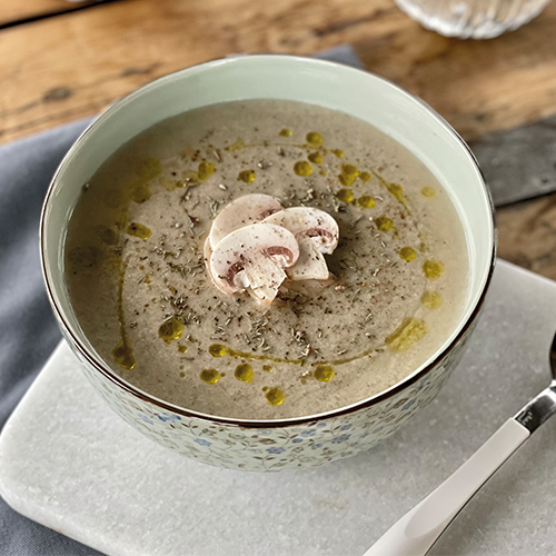 Soupe normande aux champignons