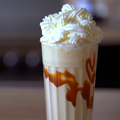 Milkshake gourmand Caramel brioche