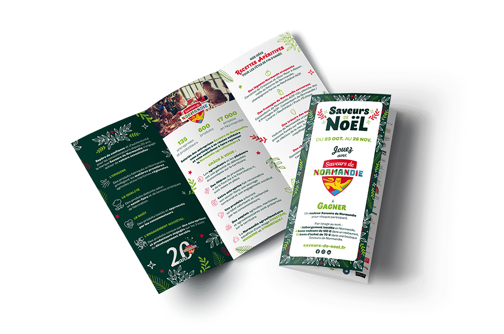 Flyer Saveurs de Noël