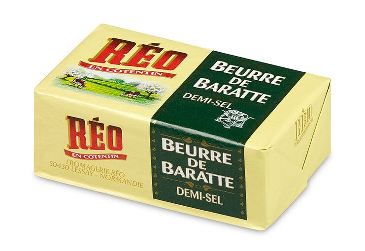 Beurre de baratte demi-sel pasteurisé Réo
